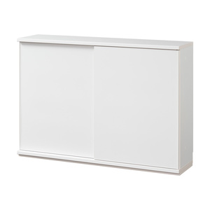 Modern <b>White</b> Storage Cabinet Minimalist Freestanding Living Room Furniture MDF Material <b>Bookcase</b> Cubby Shelves Plastic Shelves - Product Image 1