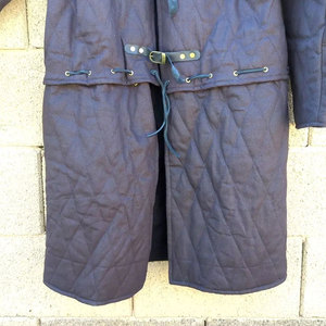 Factory Supplies Medieval Renaissance Thick Padded Full Length Gambeson Coat Aketon <b>Jacket</b> Wholesale Manufacturer - Product Image 5