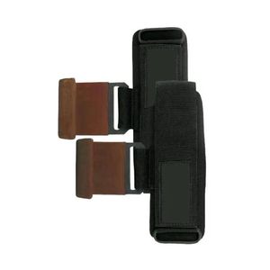 Sangles de poignet rembourrées en néoprène marron avec crochets de musculation, poignée en acier antidérapante, équipement de powerlifting réglable - Product Image 2