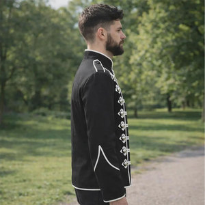 Men’s Piper Doublet Jacket Traditional Scottish Highland Dress Jacket for Pipers Bands and Ceremonies - Product Image 3