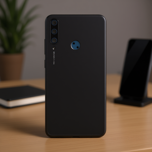 Cover posteriore Y6p 2020, custodia protettiva di colore nero - Product Image 2