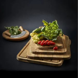 Planche à découper élégante pour la cuisine avec poignée ergonomique, finition lisse, design durable, idéale pour couper, servir et cuisiner - Product Image 6