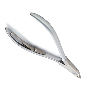 Pince à cuticules professionnelle multicolore en titane, courbée, pour pédicure et manucure, coupe-ongles à ressort en acier inoxydable - Product Image 4