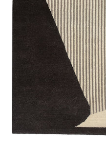 พรมไหมพรมถักมือ Jaipur Rugs รุ่น AIWL-3067 สีขาว/เขียวใบไม้ รูปทรงไม่สม่ำเสมอ - Product Image 3