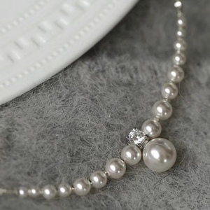 Collar de Perlas con Colgante en Forma de Concha de 8.5-9mm, Luz Intensa, Perlas Mantou Impecables, Venta al Por Mayor - Product Image 2