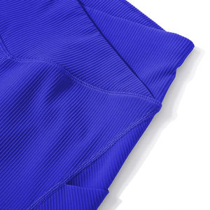 Custom Sports Clothing Fitness Wear and Yoga Leggings Sets Gym Activewear Shorts Sets Women Workout Sports Sets solid pattern - Product Image 5