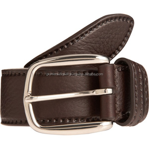 35mm negro marrón bronceado moda cuero genuino hombre cinturón de alta calidad todos los tamaños disponibles de fabricantes y exportadores indios - Product Image 2