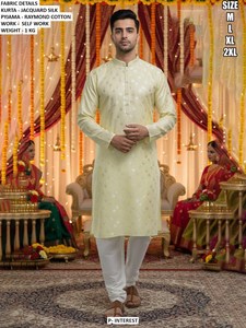 Veer Heritage yellow <b>Kurta</b> - Product Image 1