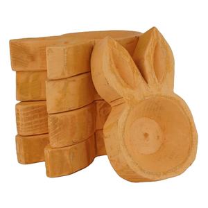 Tazón de masa de madera de conejito de Pascua de alta calidad, producto hecho a mano lavado de la decoración del hogar de Pascua de Vietnam - Product Image 1