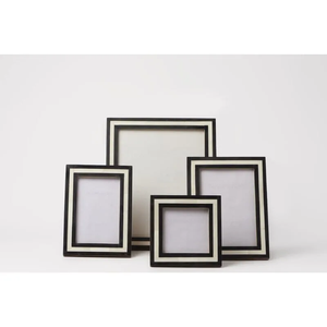 Intricate White Bone Inlay <b>Frame</b> Stylish Creative Wooden Display Artisan Handmade Lightweight Resin <b>Frame</b> Customized Logo Made - Product Image 5