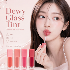 Brillo Labial con Efecto Tinte de Vidrio 5ml 5g, Tubo Cuadrado Esmerilado para Lápiz Labial, Envase Cosmético Vacío, OEM ODM, Marca Privada - Product Image 4