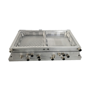 แม่พิมพ์ขึ้นรูปกล่องพลาสติกแบบฝาพับสำห<span class=keywords><strong>รับ</strong></span>สลัดและผลไม้  <span class=keywords><strong>แบบ</strong></span>ขึ้นรูปด้วยระบบเทอร์โมฟอร์ม-อะลูมิเนียม CNC  ขึ้นรูปด้วยระบบสุญญากาศ  ความคลาดเคลื่อน 0.02-0.05 มม.  พื้นผิวขัดเงา - Product Image 1