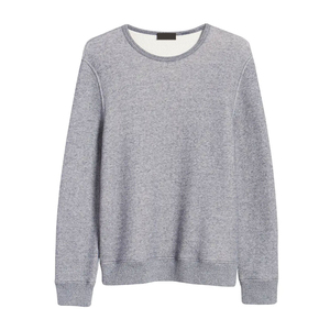 New Spring Regular Fit Crew Neck Fleece <b>Pullover</b> Heavyweight Sweatshirt Polyester/Cotton Blank Custom Logo <b>Men's</b> Breathable - Product Image 4