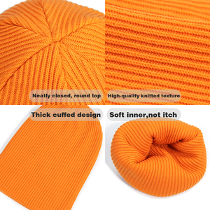 Gorros de Invierno Personalizados al por Mayor, Gorros con Bordado 3D - Gorro Tejido Cálido con Logotipo/Elemento Bordado en 3D. - Product Image 6