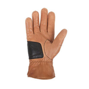 Guantes de Conducción de Cuero Completos para Hombre y Mujer, Color Bronceado con Parche Negro en la Palma, para Todas las Estaciones, Guantes de Motociclismo Personalizados, Transpirables - Product Image 2