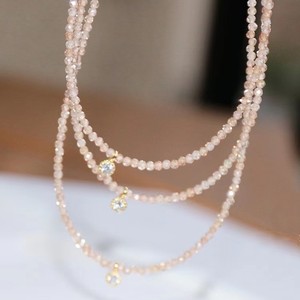 Women's High-End Versatile Necklace Light Luxury Natural <b>Crystal</b> Zircon with Niche Design Collarbone Chain - Product Image 3