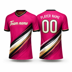 Maillots de football personnalisés OEM avec logo, vente en gros, uniformes de football unis, maillots vierges respirants et anti-humidité pour équipes - Product Image 2