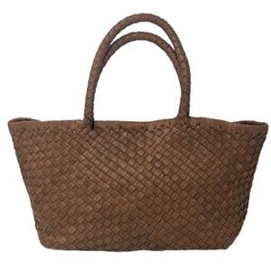 Fashion Woven Leather Handbag Durable Large Capacity Tote Bag - Product Image 5