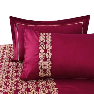 Modern Style 4-Piece Cotton <b>Comforter</b> Bedding <b>Set</b> Solid Pattern Custom Logo Sale High Quality Water Resistant Hotel Washable - Product Image 3