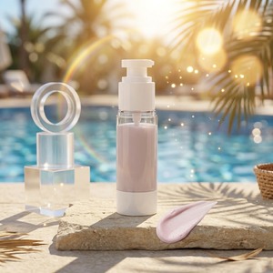 Protector Solar Humectante con Color SPF50, Crema Facial Iluminadora, OEM ODM, Marca Privada, Botella de Vacío de 30g, MOQ 350 - Product Image 1