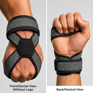 Correas de Doble Bucle con Cierre a Presión para Entrenamiento de Levantamiento de Pesas, Correa en Forma de 8 de Algodón de la Mejor Calidad, Ajustable, Transpirable y Ecológica - Product Image 5