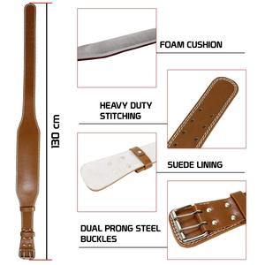 Proveedor de Fábrica OEM, Cinturón de Levantamiento de Pesas de Cuero Personalizado, Cinturón de Gimnasio Ajustable de Alta Resistencia, Cinturón de Soporte Lumbar para Levantamiento de Pesas - Product Image 4