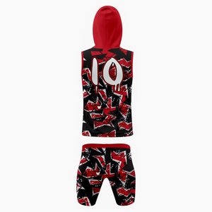 Custom Printed 7V7 Football Uniforms Name Number Personalization Team Jersey Set 100% Polyester Sleeveless <b>Plus</b> <b>Size</b> Breathable - Product Image 2