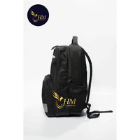 Sac à dos pliable classique noir imperméable personnalisé Hien Minh Vietnam avec fermeture éclair, capacité 20-37L, pour le sport