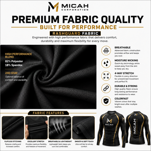 New 2026 Custom Printed Men's Long Sleeve UV Protection Nylon Rash Guard <b>Compression</b> <b>Shirt</b> Breathable Fightwear MMA BJJ Training - Product Image 6