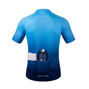 Custom Made Short Sleeve <b>Cycling</b> Jersey for Men Breathable Moisture Wicking Quick Dry Windproof Plus Size Seamless Low Price - Product Image 2