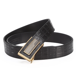 Ceinture décontractée en cuir pleine fleur de vache, design personnalisé, boucle en acier sur mesure, motif écossais, robuste, écologique, fabrication usine - Product Image 6