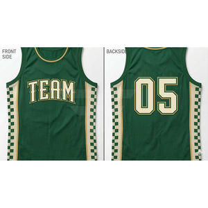 Maillot de basket personnalisé de haute qualité, sublimation, séchage rapide, polyester respirant, t-shirt de basket - Product Image 1