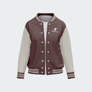 Chaquetas Varsity Personalizadas de Alta Calidad con Letras Griegas, Impermeables, Ecológicas, de Lana/Poliéster, Unisex, para Béisbol, al por Mayor - Product Image 2