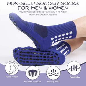 Premium Quality Colourful Knitted Knee High Men WomenSock Anti Slip Football Unisex Soccer <b>Grip</b> <b>Socks</b> Dress - Product Image 5