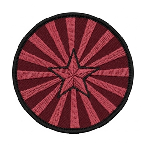 Écusson brodé rond Compas du Soleil Loge Bleue Maçonnique, symbole de société secrète, insignes de cérémonie pour blazer et uniforme, cadeau maçonnique - Product Image 4