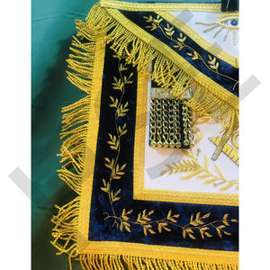 Tablier maçonnique bleu de haute qualité - Product Image 6