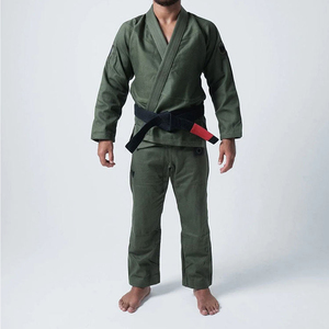 ชุดยิวยิตสู Bjj Gi น้ำหนักเบา สำหรับผู้ชาย ผู้หญิง และผู้ใหญ่ พร้อมเข็มขัดสีขาว ผ้าฝ้ายยืด 240 กรัม 100% - Product Image 4