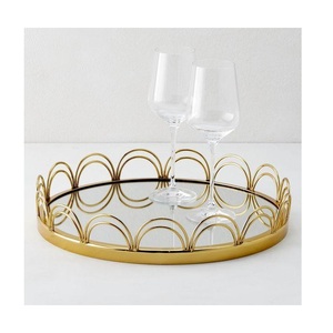 Restaurant <b>Tray</b> Metal <b>Serving</b> Plates Rectangular or Round Stainless Steel <b>Serving</b> <b>tray</b> - Product Image 1