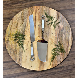 Juego de Cuchillo y Servidor para Pastel de Acero Inoxidable 304 de Lujo, Diseño Nuevo y de Alta Calidad, Más Vendido - Product Image 4