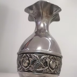 Newly Arrival <b>Creative</b> Design Aluminum Floor Vase Handmade Modern European Style Decorative Vintage Look Elegant Flower Holder - Product Image 1