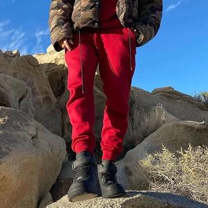 กางเกงวอร์มผ้าคอตตอนสำหรับใส่วิ่งออกกำลังกายกางเกงวอร์มสำหรับฤดูหนาวกางเกงวิ่งเล่นฟิตเนสยิมสีพื้นมาใหม่ - Product Image 2