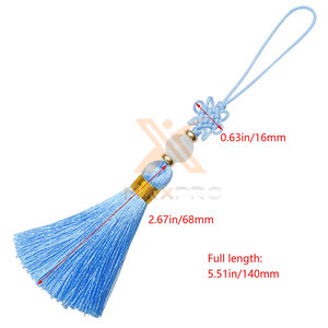 Borlas de Hilo de Poliéster/Nylon de Alta Calidad al por Mayor, Tamaño y Color Personalizados, MOQ Bajo, en Stock - Product Image 3