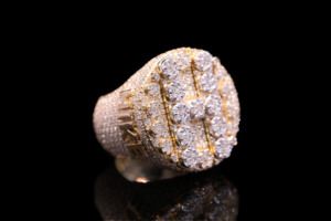 Bulk Stock Drop Shipping Fashion Rapper 925 Solid Silver Hip Hop Luxury <b>Iced</b> Jewelry Allah VVS1 Moissanite Rhodium Plated <b>Ring</b> - Product Image 3