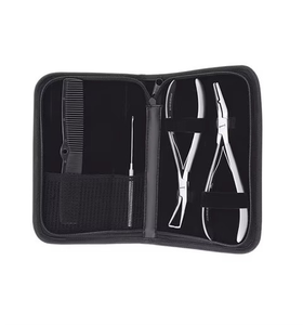 High Quality Hair <b>Extension</b> Pliers For Micro Ring <b>Beads</b> Hair <b>Extensions</b> With Blue Silver Handle For Hair Salon Use - Product Image 6