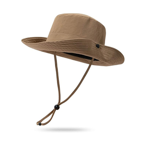 <b>Summer</b> Outdoor Safari <b>Hat</b> for <b>Men</b> Women Compact Waterproof 3D Embroidery Hiking Fishing Bucket <b>Hat</b> - Product Image 6