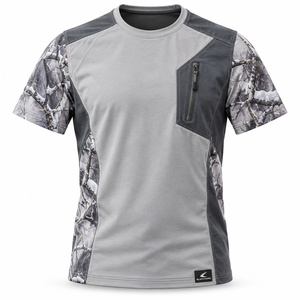 Men's Brown <b>Camouflage</b> Short Sleeve Casual T-<b>Shirt</b> Quick Dry Polyester Autumn Wear Tactical T <b>Shirt</b> - Product Image 5