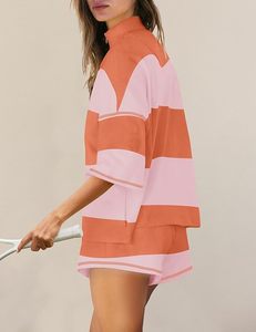 Autumn Casual 2 Piece Fitness Outfit Printed O Neck T-<b>Shirt</b> Skirts Shorts Set Cropped Above Knee <b>Y2K</b> Women Clothing - Product Image 3
