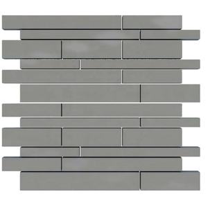 3D Mirror Colorful Metallic Modern Bathroom Backsplash 300x300mm <b>Mosaic</b> Wall Decor Porcelain Tiles Acid-Resistant Antibacterial - Product Image 1