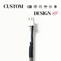 Dây cáp bọc lưới XHA 2.5mm, đầu nối vòng khóa 2 chiều, lỗ 3.0mm, tùy chỉnh chiều dài 600mm, thân thiện với môi trường