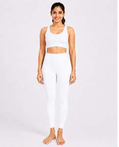 High Elastic Waist Yoga Soft Athletic Lightweight Quick Dry Full Length Pants Women's Workout <b>Leggings</b> <b>with</b> <b>Pockets</b> - Product Image 5